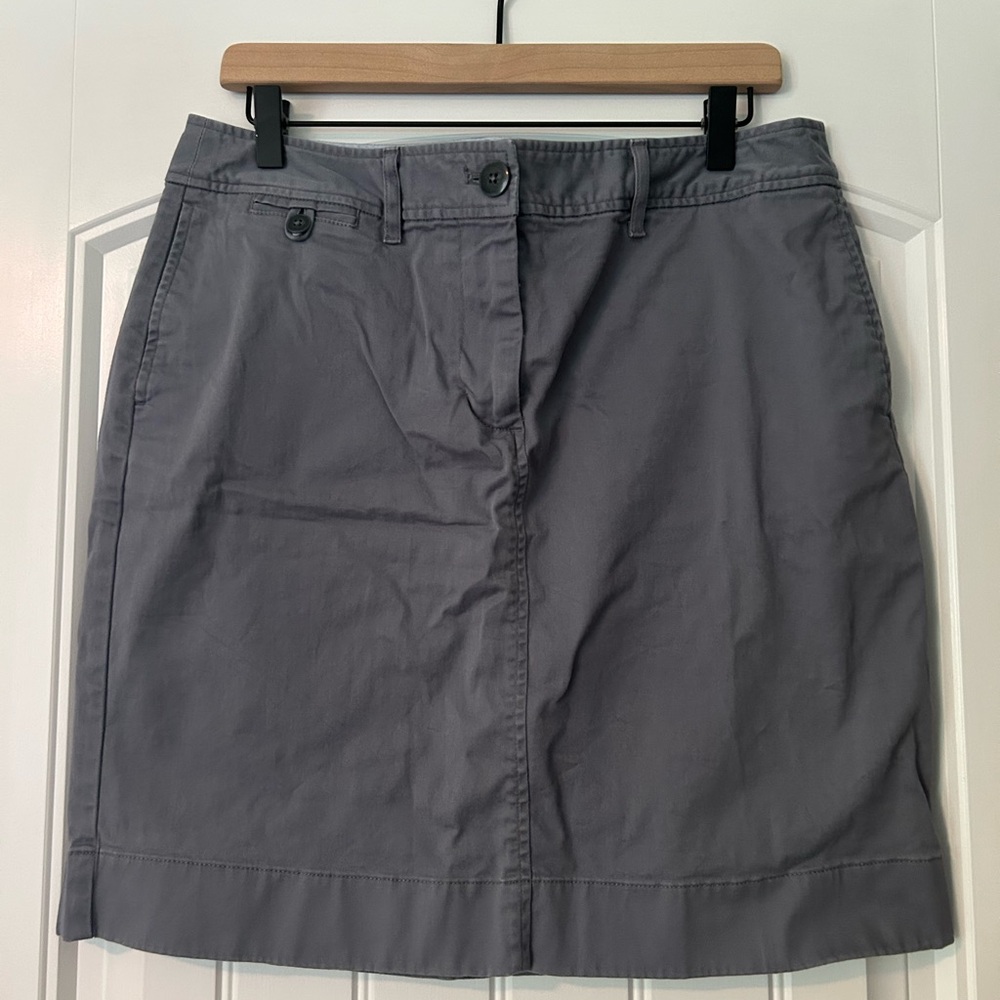 L.L. Bean Chino Skirt